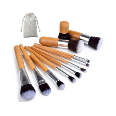 Professional Bamboo Makeup Brush Set 11pcs