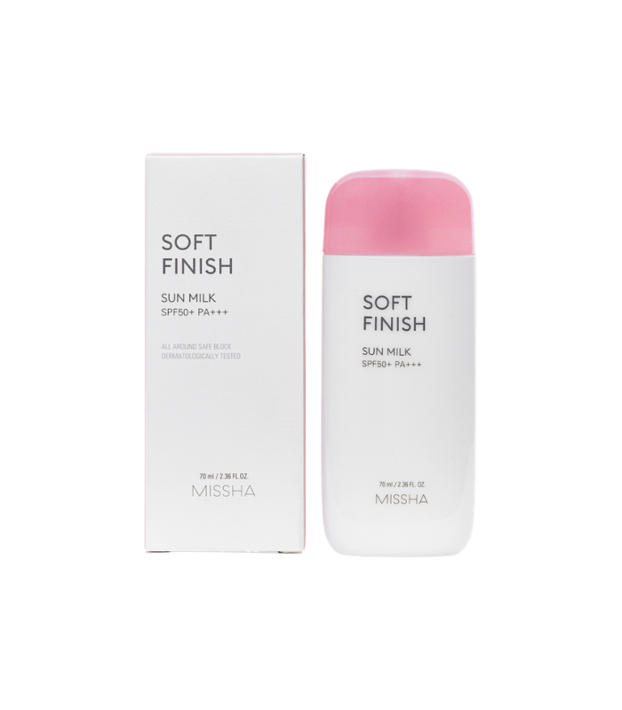 Missha All Around Safe Block Soft Finish Sun Milk SPF50+ PA+++