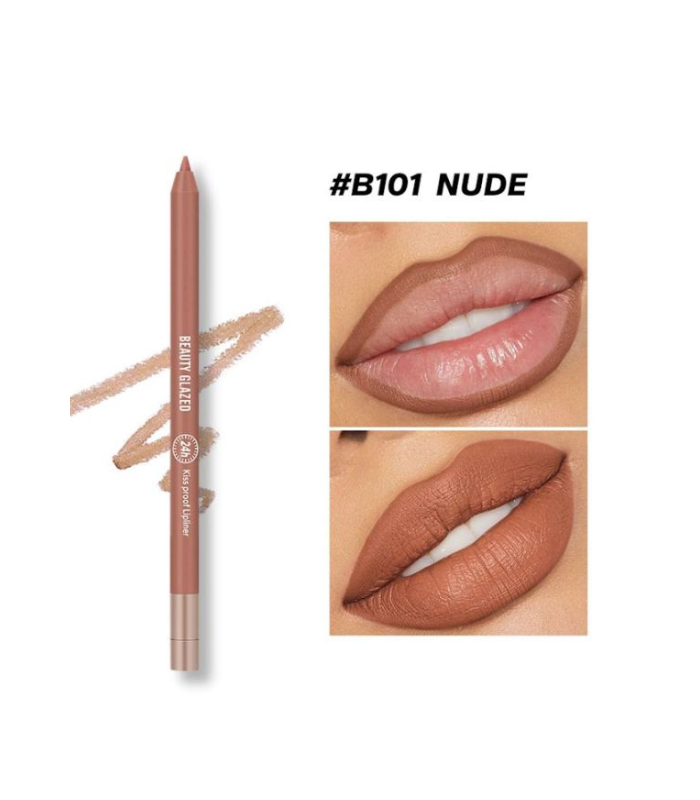 Beauty Glazed Waterproof & Long Lasting Lip Liner-101 Nude
