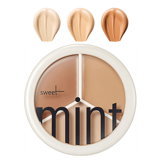 Sweet Mint 3 Color Concealer Palette | Full Coverage Long Lasting Concealer