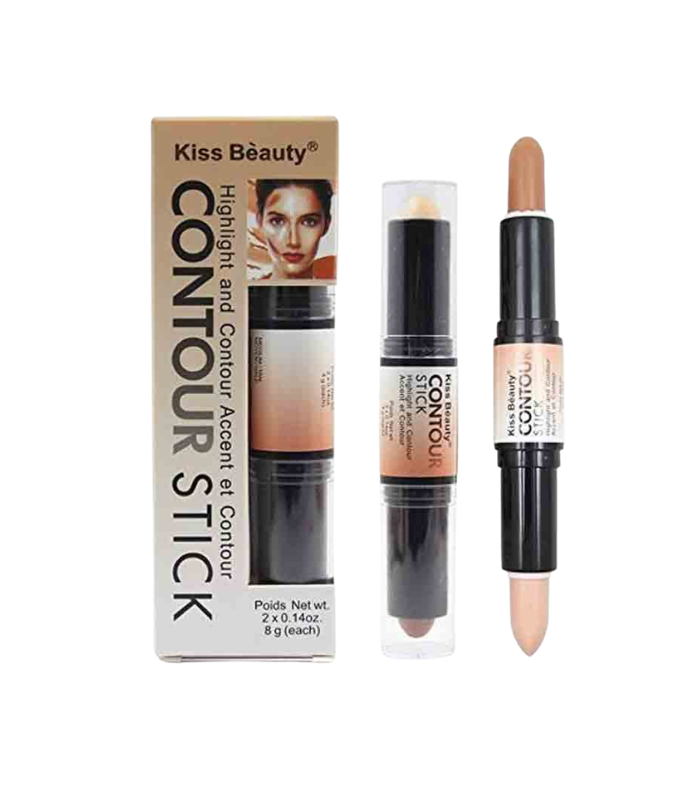 Kiss Beauty Contour Stick 2 in 1 Highlight and Contour
