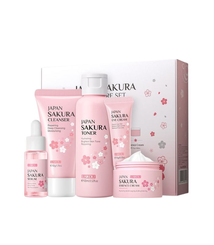 Laikou Japan Sakura Skincare Set 5 Pcs