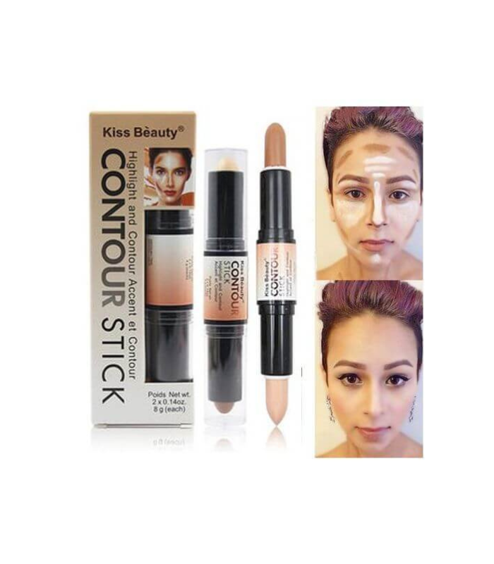 Kiss Beauty Contour Stick 2 in 1 Highlight and Contour