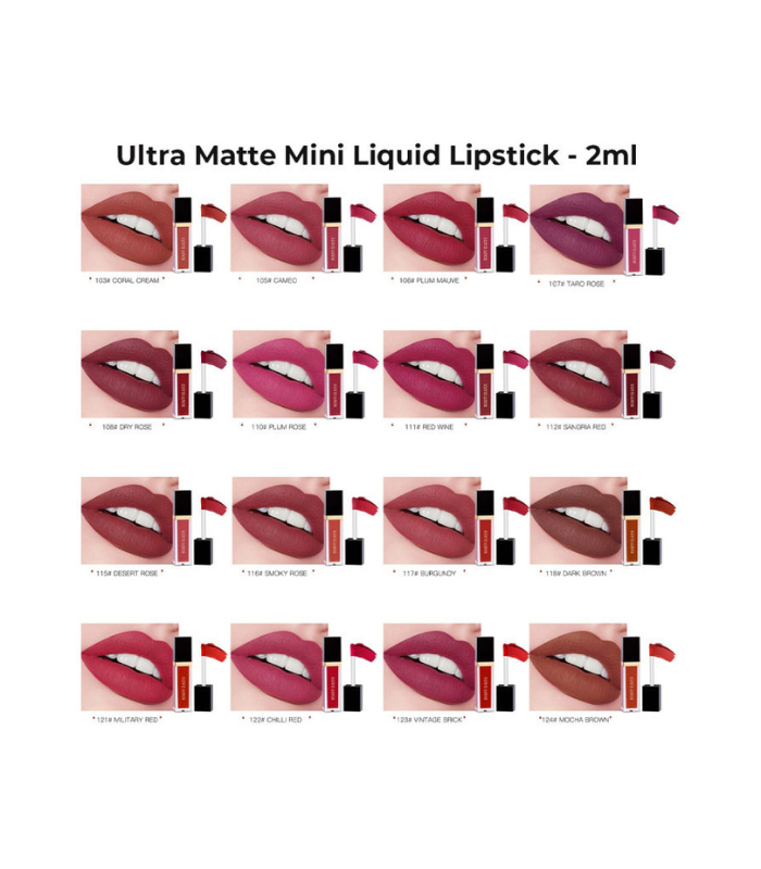 Beauty Glazed Matte Liquid Mini Lipstick