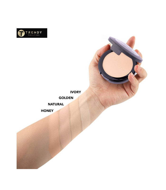 TRENDY Beauty Pro Matte Full Coverage Compact Powder