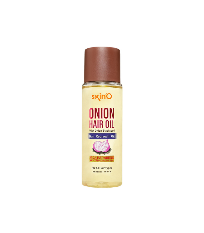 skin'O Onion Hair Oil With Onion Blackseed Hair Regrowth Oil