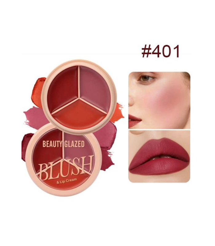 Beauty Glazed Blush & Lip Cream 401