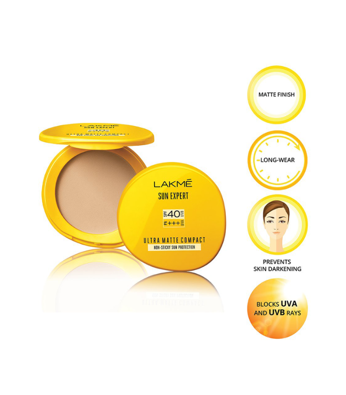 Lakme Sun Expert Ultra Matte SPF 40 PA+++ Compact
