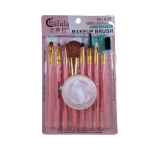 Makeup Brush Kit – 9 Pieces with Puff